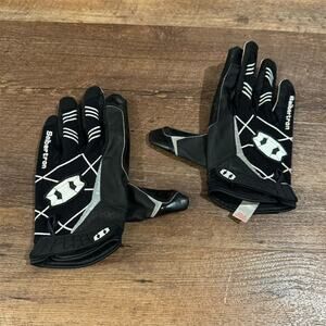 Seibertron Pro 3.0 Elite Football Receiver Gloves Black/White Ultra Light Medium